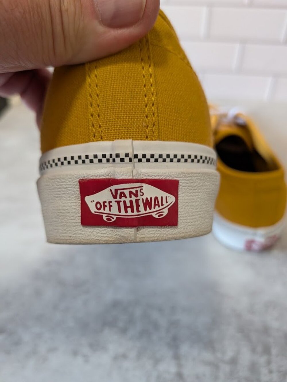 VANS Like-New "Doheny Decon" Sneakers RARE! - Golden Yellow - Women's 7.5 - Picture 10 of 12